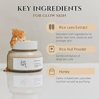 조선의 아름다움 – 쌀가루와 꿀을 함유한 광채 마스크 150ml