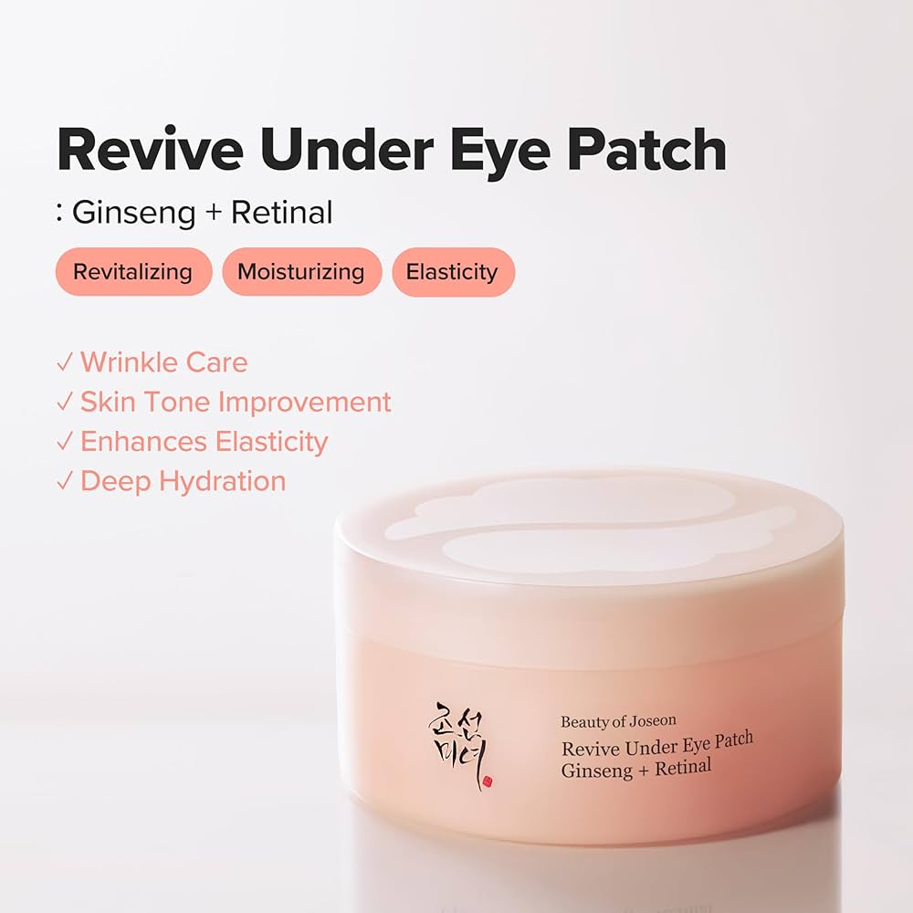 Beauté de Joseon – Patch contour des yeux Revive Ginseng + Rétinal
