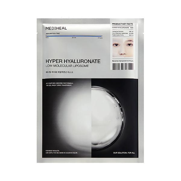 Masque liposomal à faible poids moléculaire à l'hyaluronate Mediheal