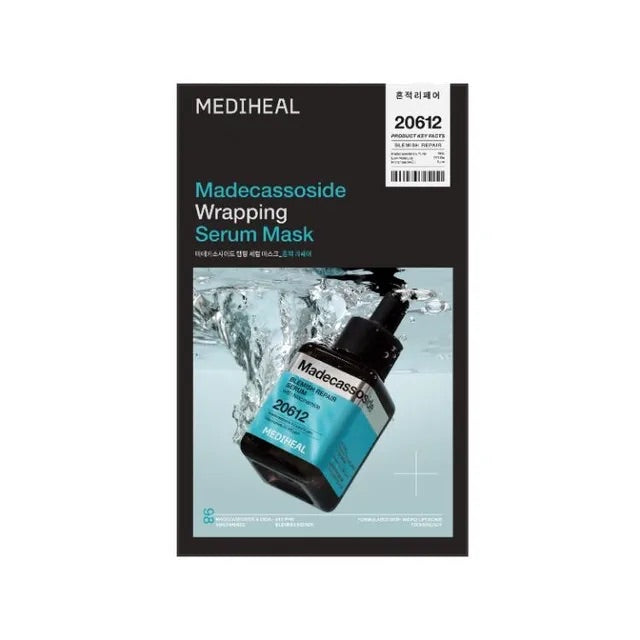 Mediheal Madecassoside Wrapping Serum Mask – Masque réparateur anti-imperfections