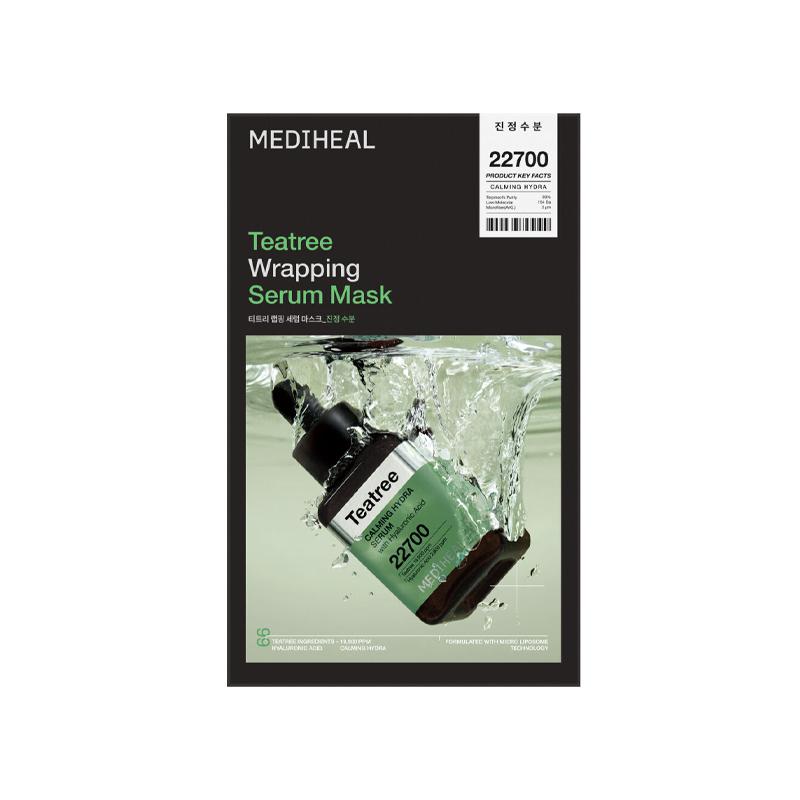 Mediheal Teatree Wrapping Serum Mask – Masque apaisant hydratant
