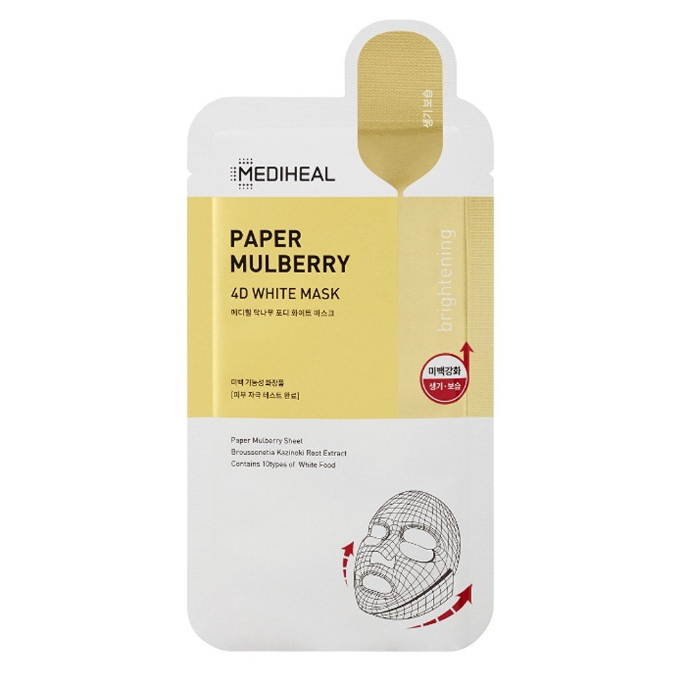 Mediheal Paper Mulberry 4D White Mask – Masque éclat et unifiant