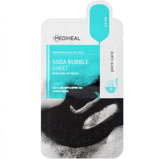 Mediheal Soda Bubble Sheet – Masque nettoyant purifiant effervescent