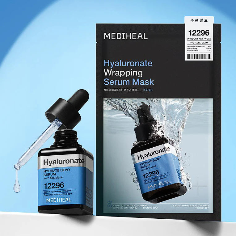 Masque sérum enveloppant à l'hyaluronate Mediheal