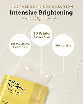 Masque blanc 4D en papier mûrier Mediheal