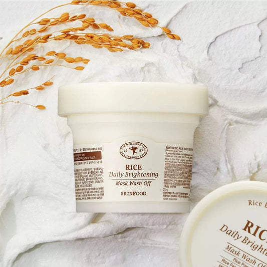 Masque éclaircissant quotidien au riz Skinfood – 210 g