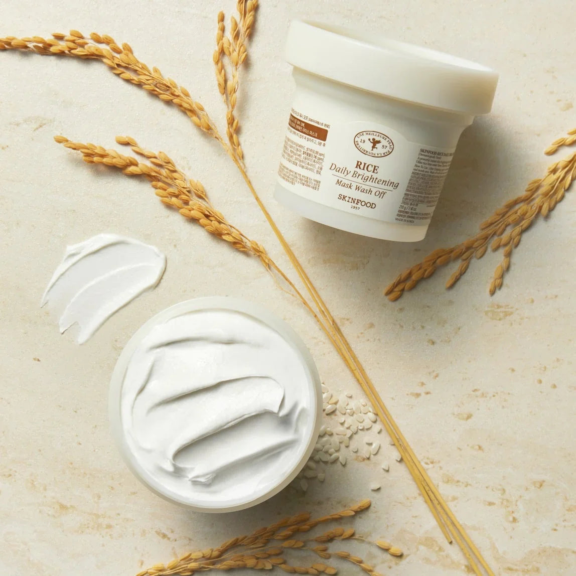 스킨푸드 라이스 데일리 브라이트닝 마스크 워시 오프 – 210g