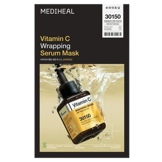 Mediheal Vitamin C Wrapping Serum Mask – Masque éclat & anti-teint terne