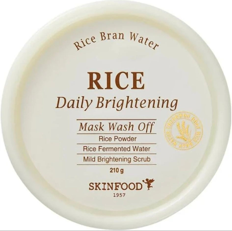 Skinfood Rice Daily Brightening Mask Wash Off – 210 g