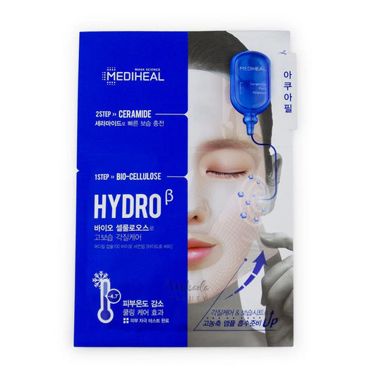 Mediheal Hydro β Bio-Cellulose + Ceramide Mask – Soin hydratant 2 étapes