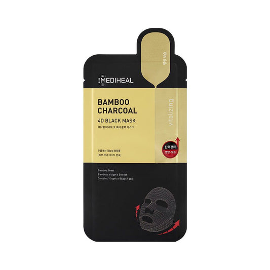 Mediheal Bamboo Charcoal 4D Black Mask – Masque purifiant et raffermissant
